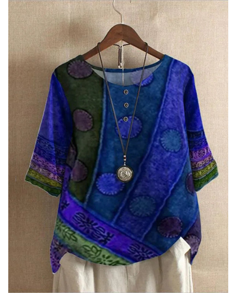 Léa | Top Boho Léger avec Design Artistique Unique pour Femmes 4