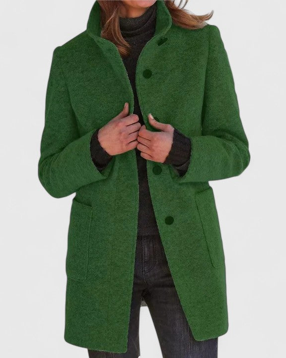 Léa | Veste Femme Élégante en Wolmix, Manteau Hiver Femme Classique 6