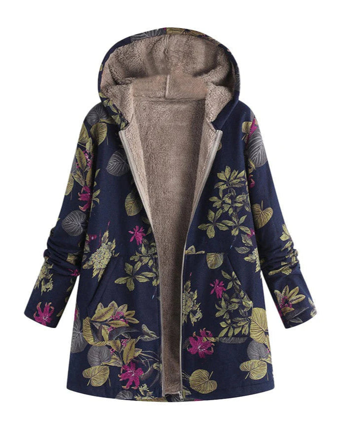 Léa | Veste Femme Vintage Élégante avec Imprimé Rétro Modernisé 2