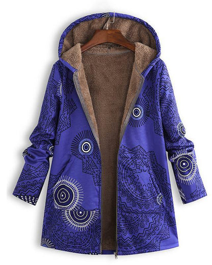 Léa | Veste Femme Vintage Élégante avec Imprimé Rétro Modernisé 4