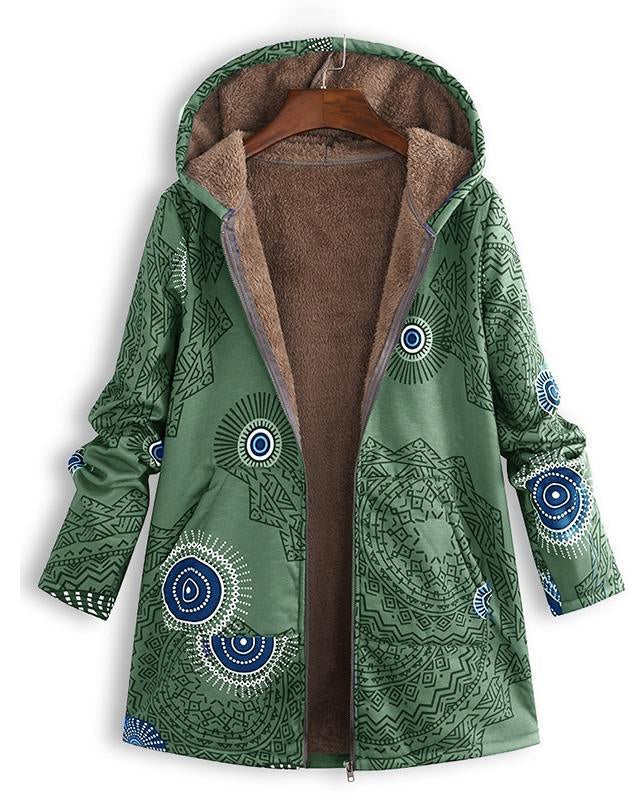 Léa | Veste Femme Vintage Élégante avec Imprimé Rétro Modernisé 7