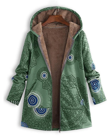 Léa | Veste Femme Vintage Élégante avec Imprimé Rétro Modernisé 7