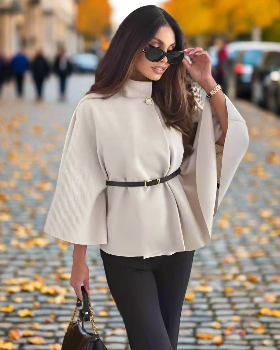 Léa | Veste Papillon Élégante avec Ceinture pour Femmes 0