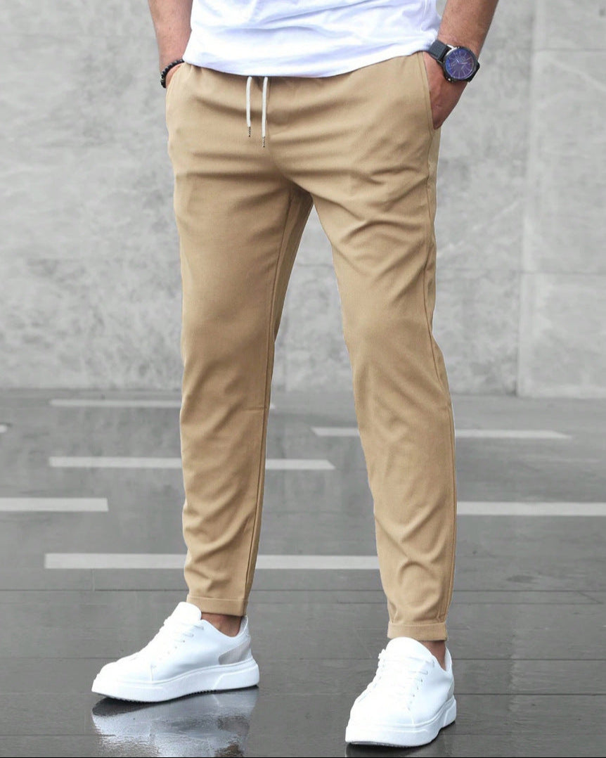 Léo | Pantalon Homme Slim Décontracté Élastique avec Cordon de Serrage 3