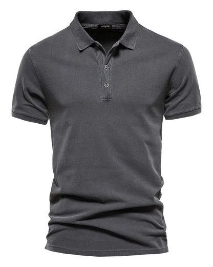 Léo | Polo Homme Classique en Coton à Manches Courtes Élégant 0