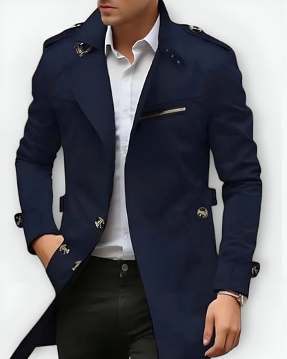 Hugo | | Trench-Coat Homme Élégant et Raffiné pour un Look Intemporel