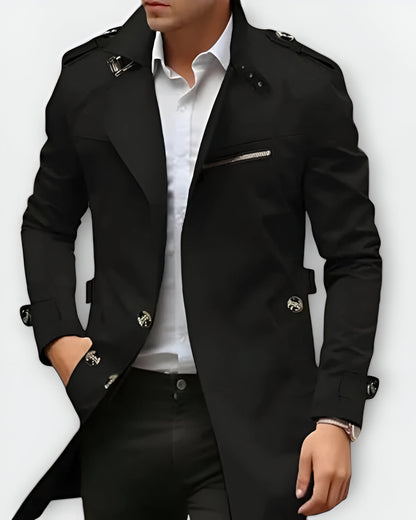 Hugo | | Trench-Coat Homme Élégant et Raffiné pour un Look Intemporel