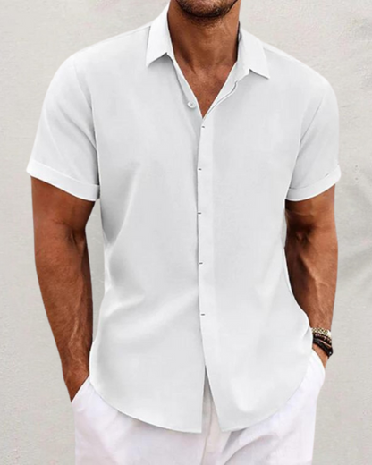 Liam | Chemise Manche Courte Homme Texturée Élégante et Confortable 5