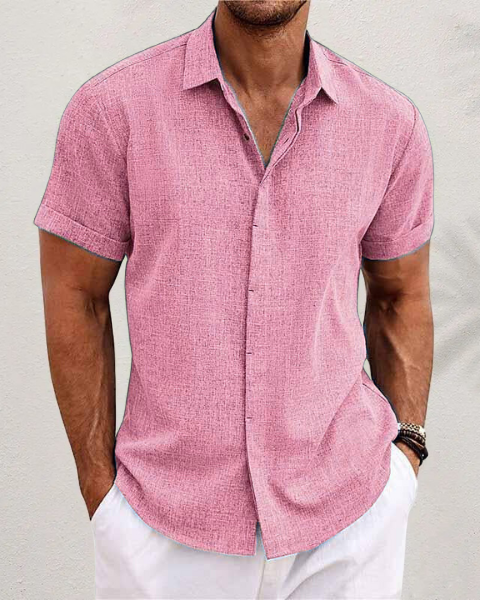 Liam | Chemise Manche Courte Homme Texturée Élégante et Confortable 7