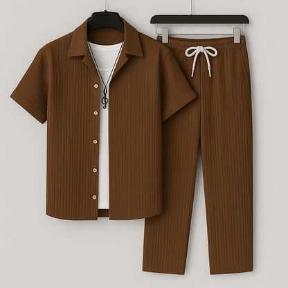 Luca | Ensemble Décontracté en Lin Mélangé pour Homme, Chic et Confortable 3