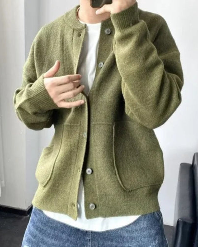 Lucas | Cardigan Homme Doux Élégant pour Look Casual Raffiné 1
