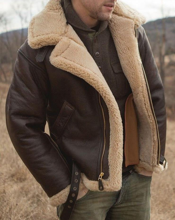 Lucas | Veste Cuir Homme Élégante et Moderne en Cuir Véritable 1