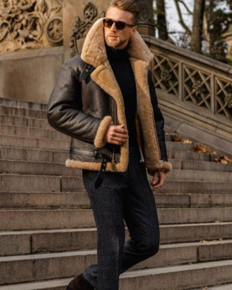 Lucas | Veste Cuir Homme Élégante et Moderne en Cuir Véritable 2