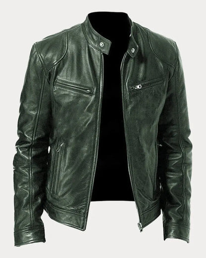 Lucas | Veste en cuir homme élégante pour un style intemporel et décontracté 1
