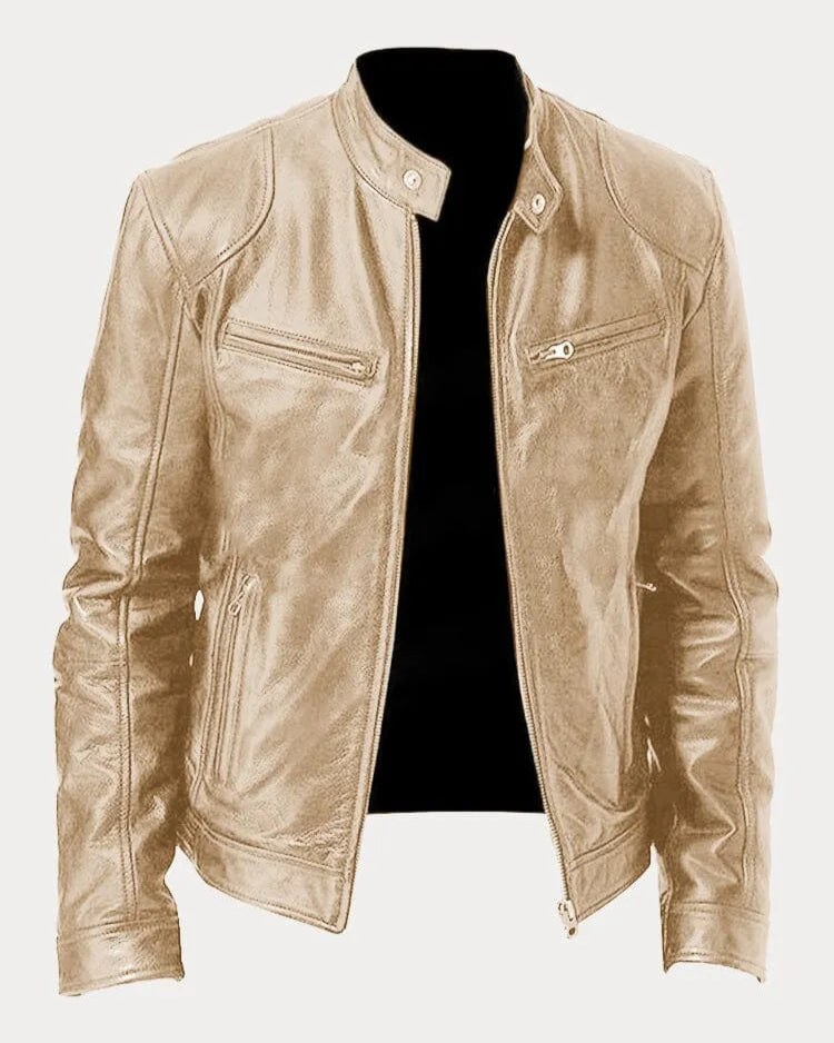 Lucas | Veste en cuir homme élégante pour un style intemporel et décontracté 5