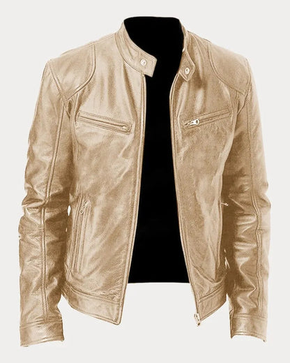Lucas | Veste en cuir homme élégante pour un style intemporel et décontracté 5