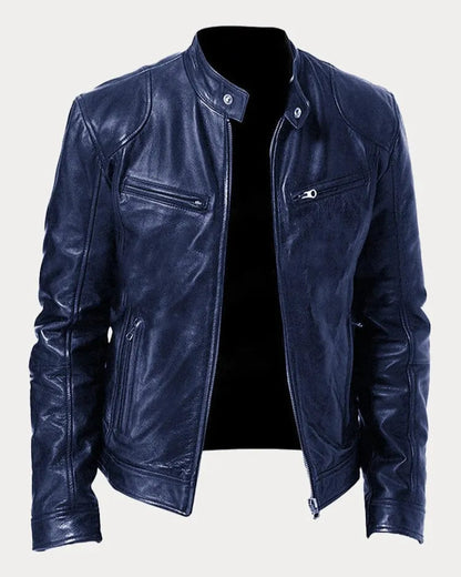 Lucas | Veste en cuir homme élégante pour un style intemporel et décontracté 8