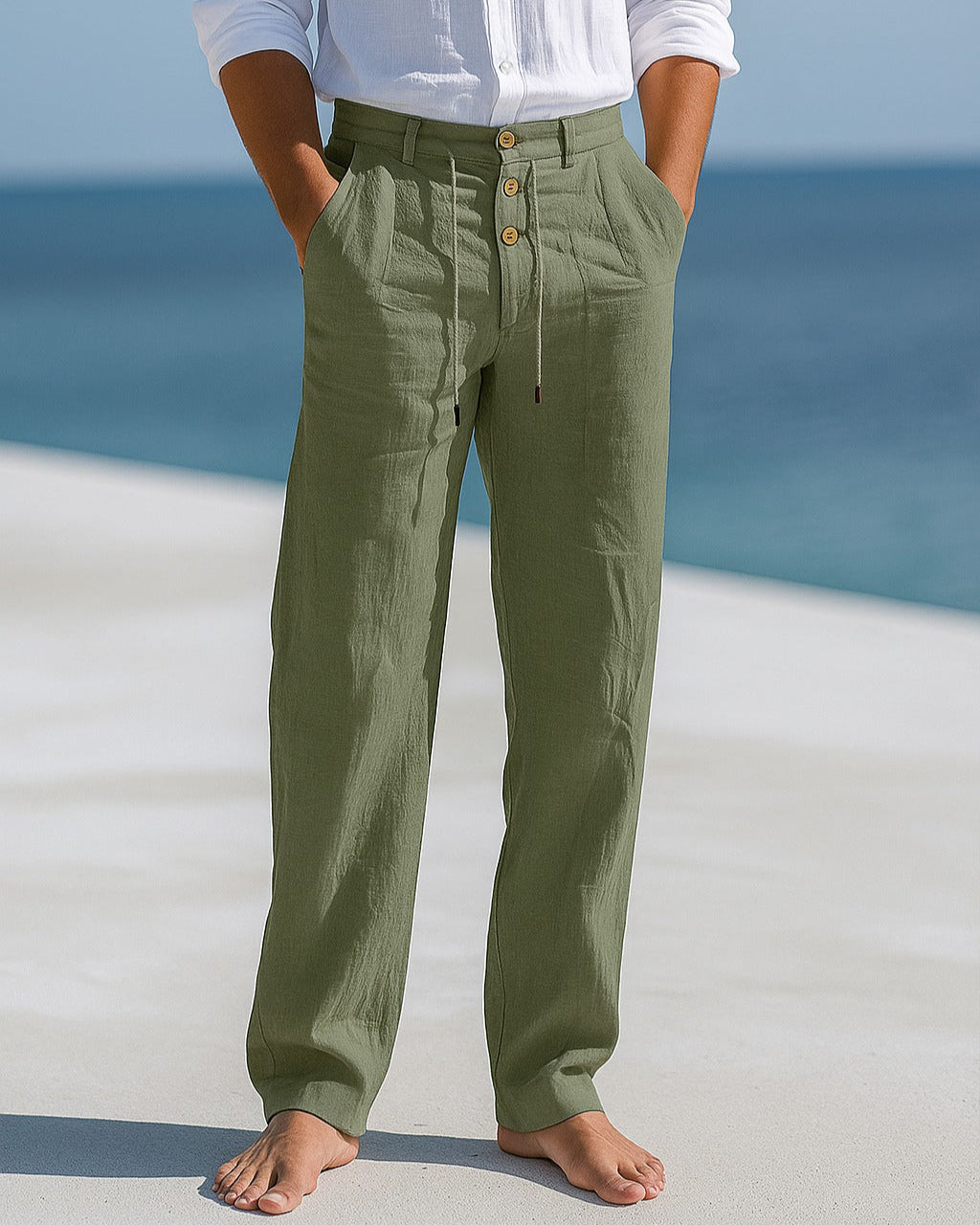 Noah | Pantalon Chino Homme Décontracté en Coton Élégant pour Été 3