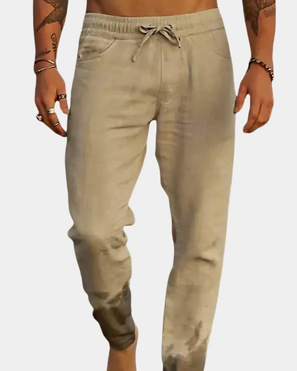 Noah | Pantalon de plage en lin décontracté pour homme élégant et respirant 1