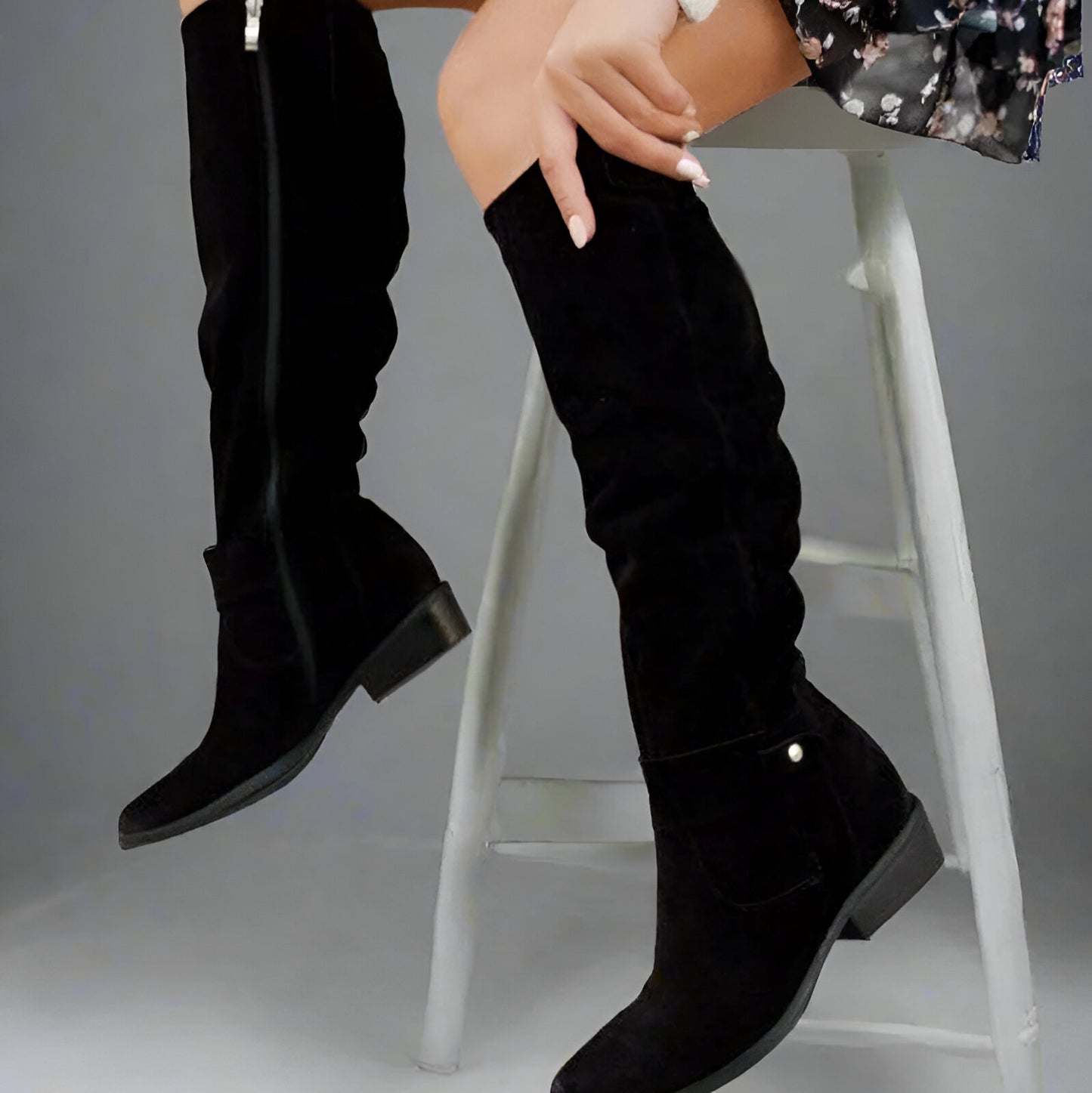 Brigitte | Élégantes Bottes Femme en Cuir PU pour un Style Raffiné