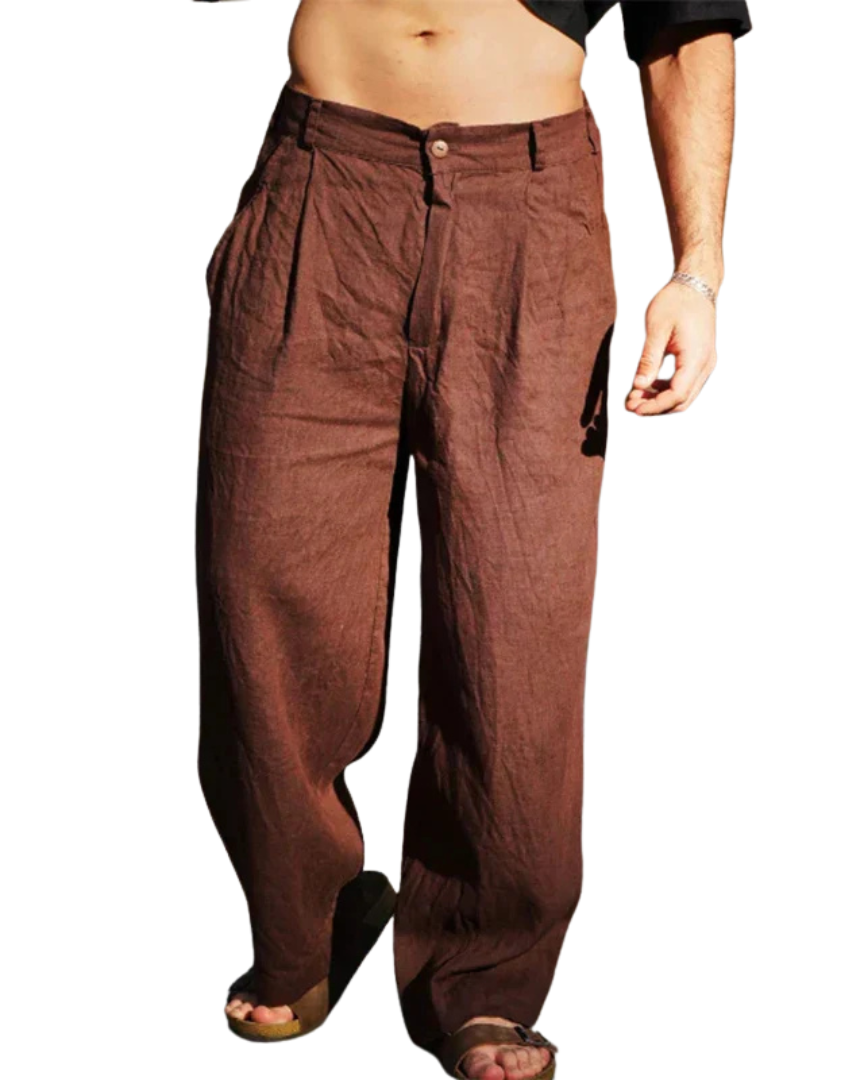 Thierry | Pantalon Lin Homme Chic et Confortable pour Été 1
