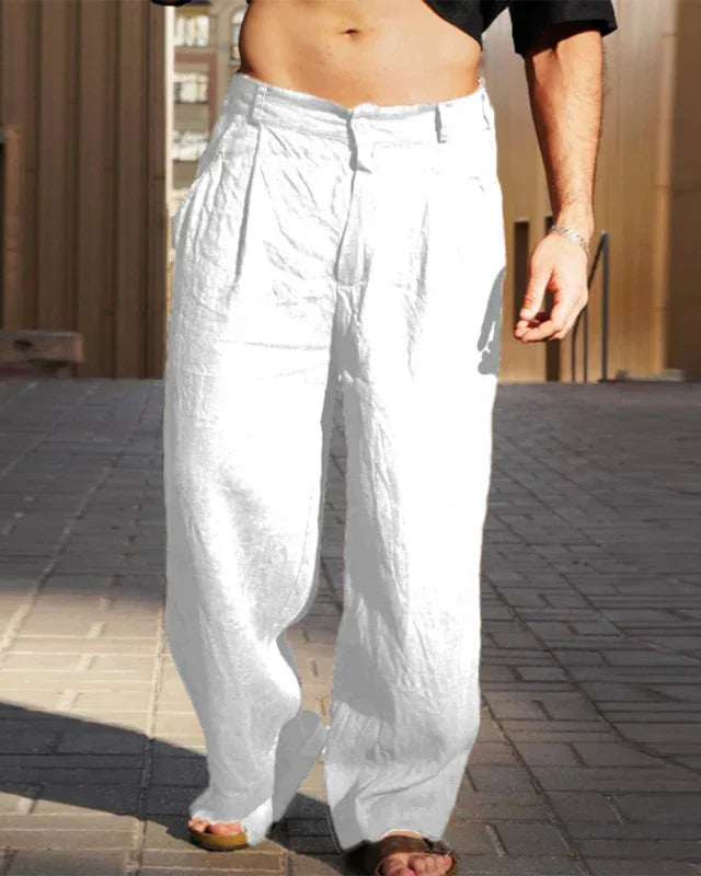 Thierry | Pantalon Lin Homme Chic et Confortable pour Été 2