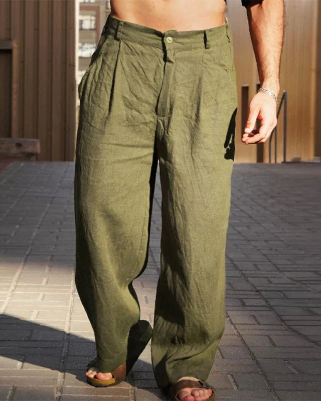 Thierry | Pantalon Lin Homme Chic et Confortable pour Été 3
