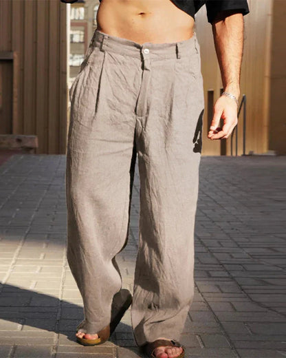 Thierry | Pantalon Lin Homme Chic et Confortable pour Été 4