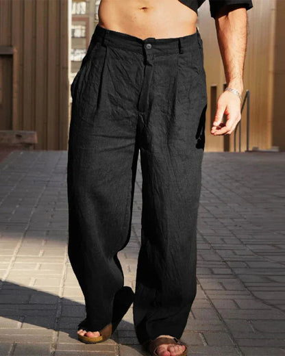 Thierry | Pantalon Lin Homme Chic et Confortable pour Été 5