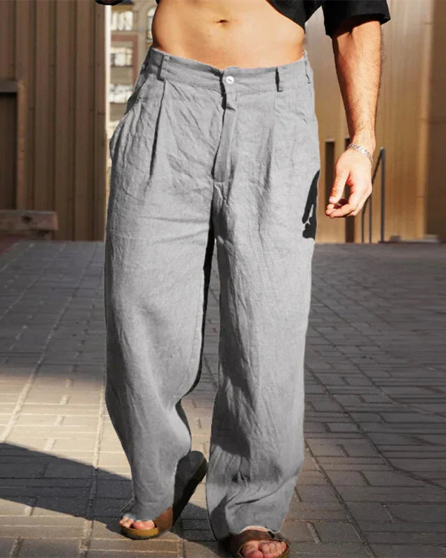Thierry | Pantalon Lin Homme Chic et Confortable pour Été 6
